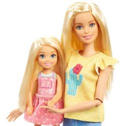 Barbie och Chelsea med hästar