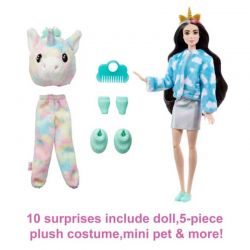 Barbie Cutie Reveal Unicorn Plush Costume Series Överraskning