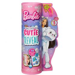 Barbie Cutie Reveal Winter Sparkle Polar Bear Isbjörn Series 3 Överraskning