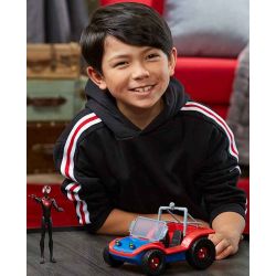 Miles Morales 15 cm med fordon Spider-Man (2022)
