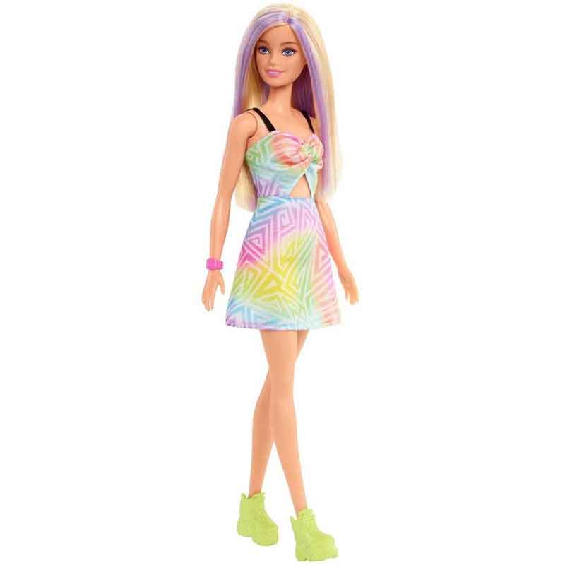 Barbie Fashionista Docka Rainbow Dress HBV22