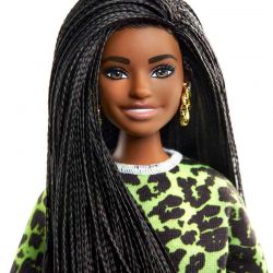 Barbiedocka Curvy Fashionista Pink Shot and Green Top