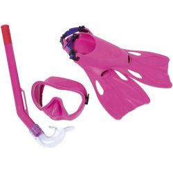 Snorkelset Rosa för barn Bestway