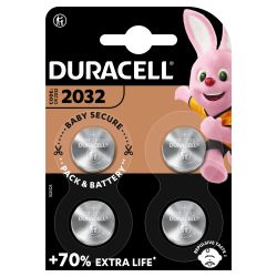 Duracell CR 2032 litiumbatterier 3 Volt 2 4 st.