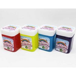 Rainbow Glitter Putty Slime