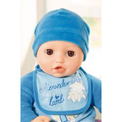 Baby Annabell Alexander Docka Interaktiv med ljud och tårar 43 cm