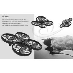 Syma Radiostyrd X26 Tennisdrönare Bumper automatisk start- och landning