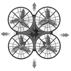 Syma Radiostyrd X26 Tennisdrönare Bumper automatisk start- och landning