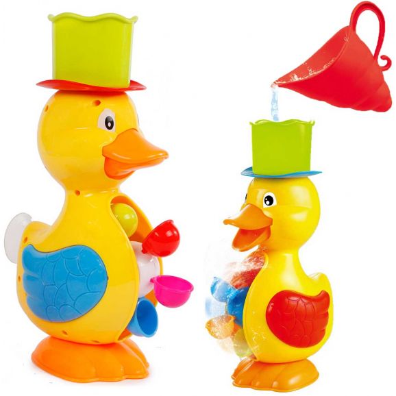 Anka vattenhjul badkarsleksak 28 cm