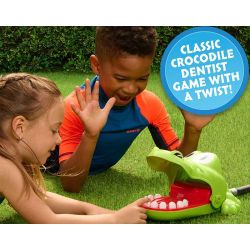 Krokodiltandläkare vattenspridare spel