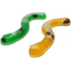 Mask med Slime, larver och flugor 27 cm