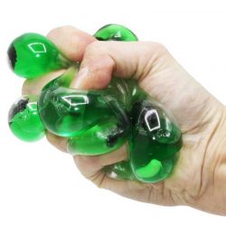 Mask med Slime, larver och flugor 27 cm