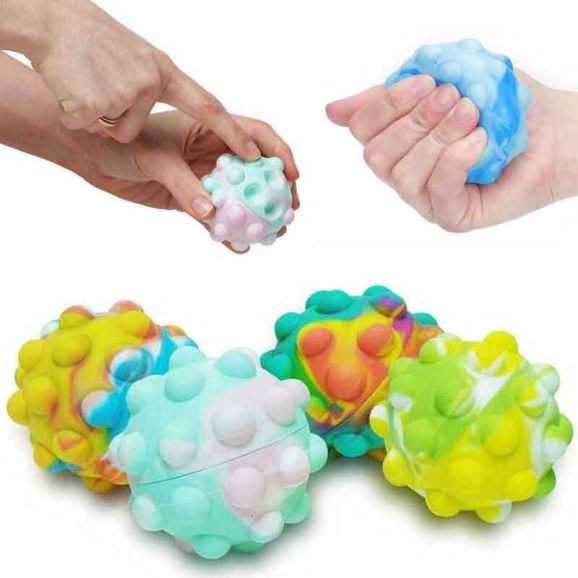 Pop It Boll Push Popper Fidget leksak