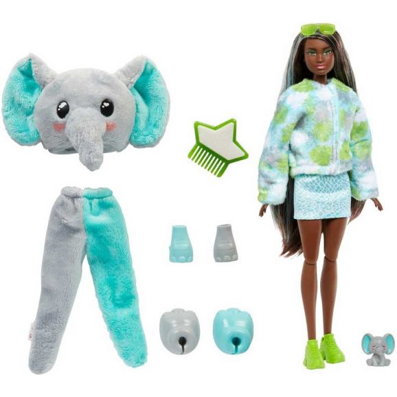 Barbie Elefant Cutie Reveal JungleÖverraskning