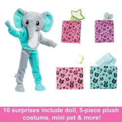 Barbie Elefant Cutie Reveal Jungle Överraskning