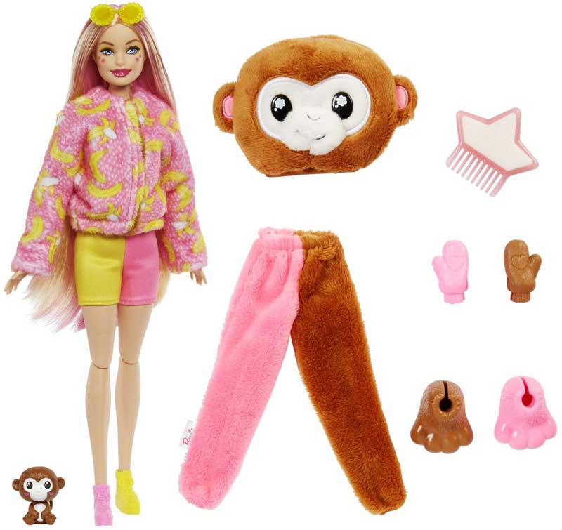 Barbie Apa Cutie Reveal Jungle Överraskning HKR01