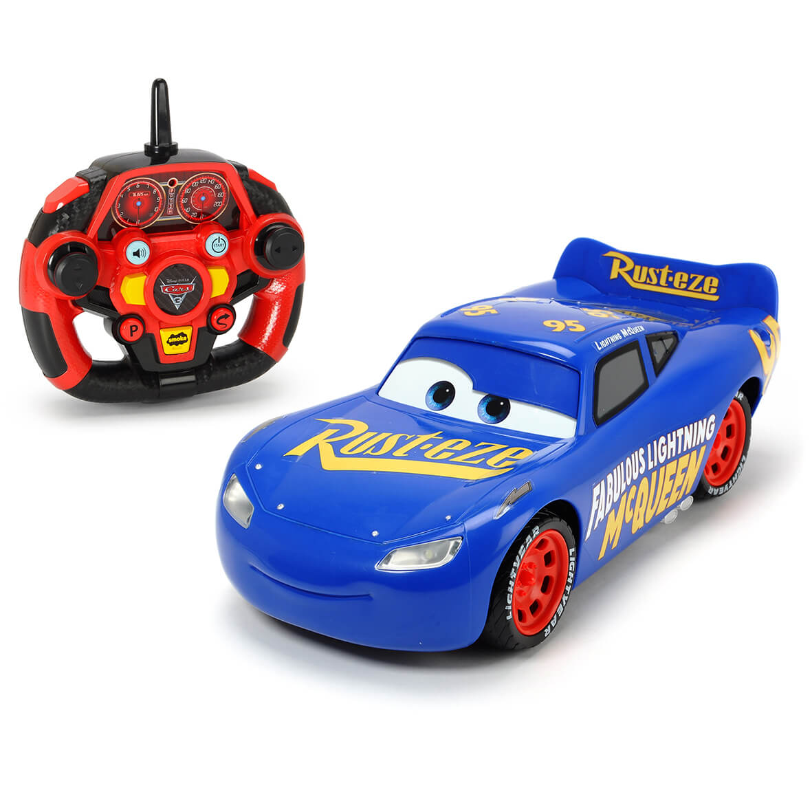 Cars 3 Fabulous Lightning McQueen Radiostyrd Bil Dickie Toys