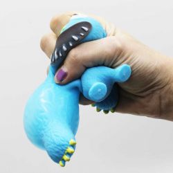 Roligt monster med ljus klämmonster mjuk