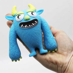 Roligt monster med ljus klämmonster mjuk