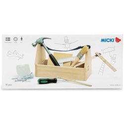 Micki Snickarlåda med verktyg