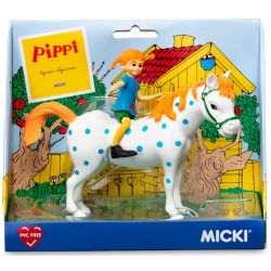 Pippi och Lilla Gubben - Figurset Micki