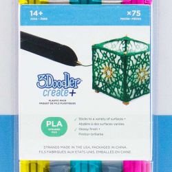 Create+ PLA Tie Dye - 75 st. Strand 75 st. Strand (Gul, Neon blå, Neon Rosa) 3Doodler Create+