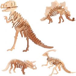 Pussel 3D Dinosaurie Plywood