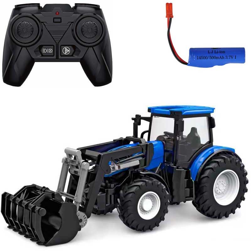 Läs mer om Radiostyrd Traktor med skopa, ljus och ljud