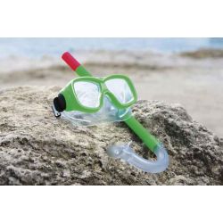 Snorkelset 7 år+ Cyklop Grön till barn Bestway