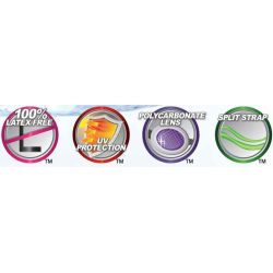 Snorkelset 7 år+ Cyklop Grön till barn Bestway