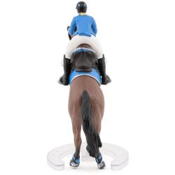 Papo Hoppande Oldenburgare med tävlingsryttare dam