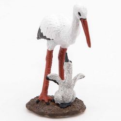 Papo Stork med unge