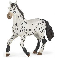Papo Appaloosa sto vit med svarta prickar
