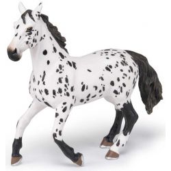 Papo Appaloosa sto vit med svarta prickar