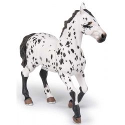 Papo Appaloosa sto vit med svarta prickar