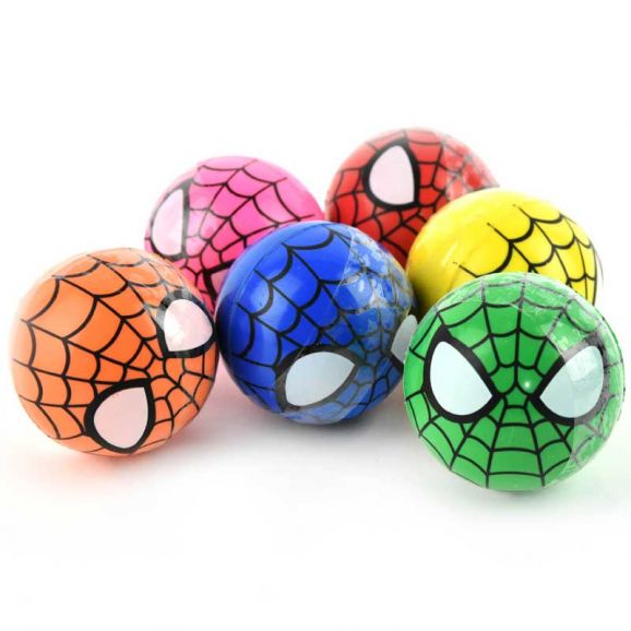 Stor Studsboll Spider 6 cm