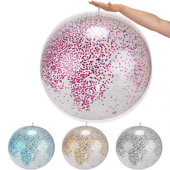 60 cm Stor Ballongboll Glitter