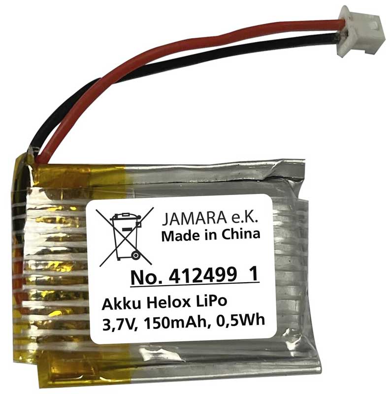 Batteri Lipo 3,7V 150 mAh till Helox Gyro Jamara