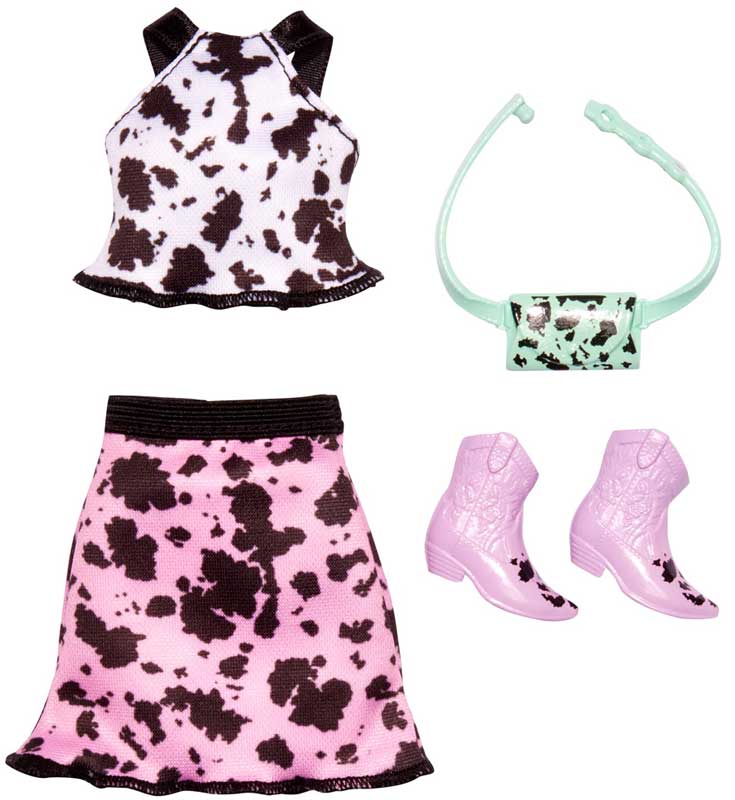 Läs mer om Barbiekläder Fashion Pink and black complete look HJT18