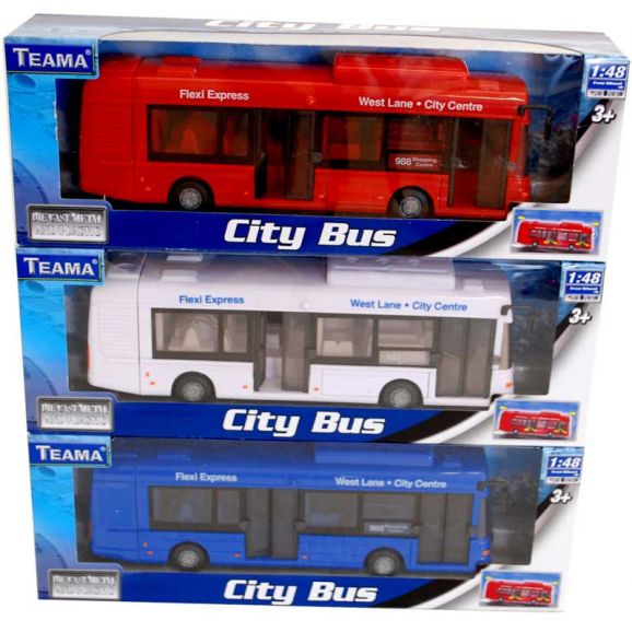 Leksaksbuss 22 cm TEAMA