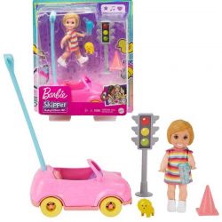 Barbie Babysitter med bil och tillbehör