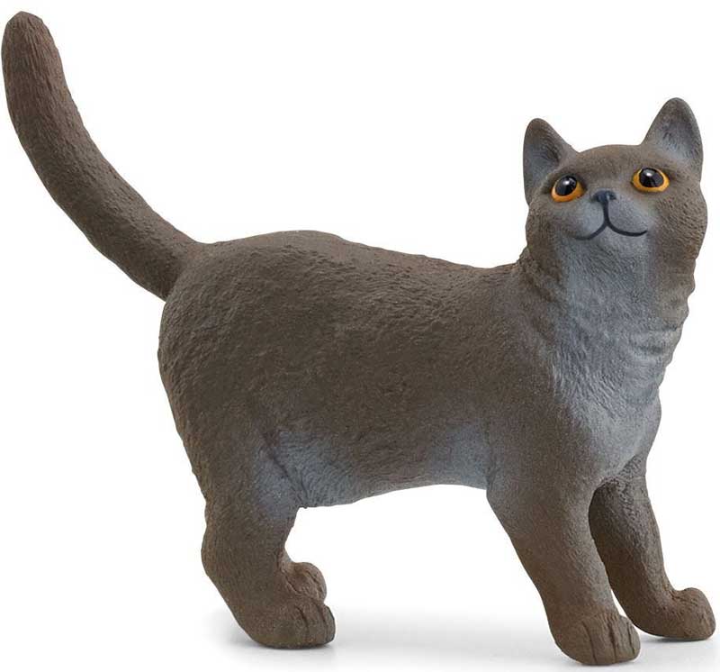 Läs mer om Schleich Katt Brittiskt KorthÃ¥r British Shorthair Cat 13973