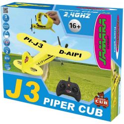 Radiostyrt Flygplan Piper J3-Club Gyro 2,4 Ghz Jamara