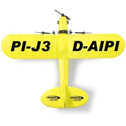 Radiostyrt Flygplan Piper J3-Club Gyro 2,4 Ghz Jamara