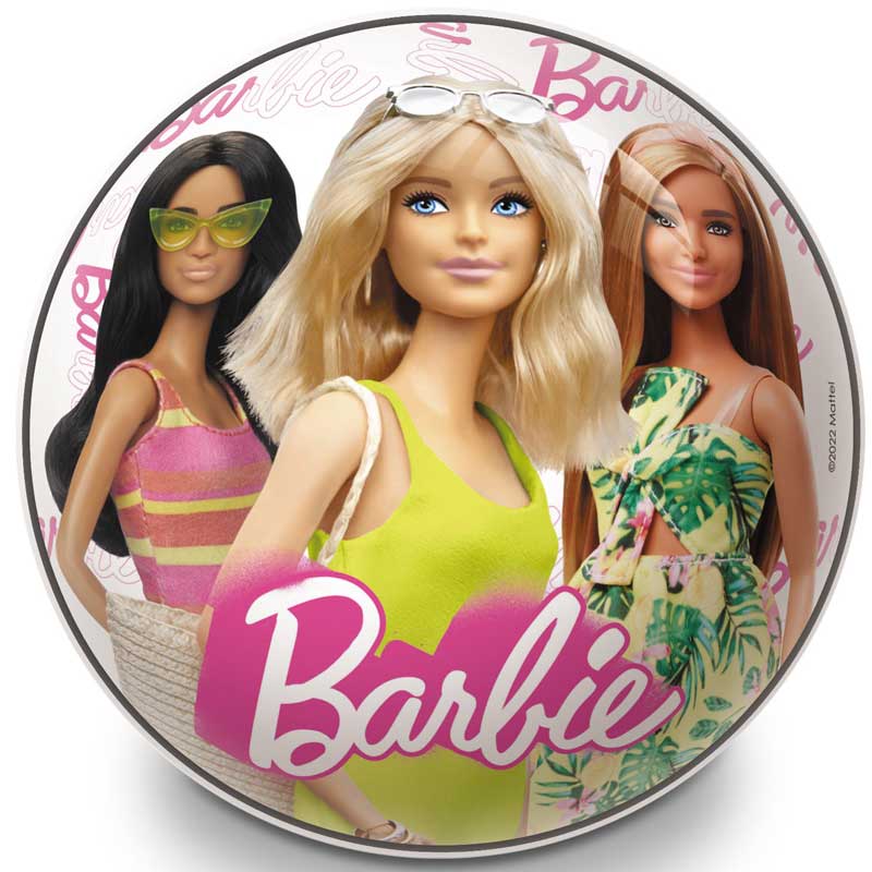Läs mer om Plastboll Barbie 23 cm