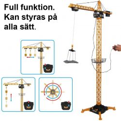 Sladdstyrd Lyftkran 132 cm Full Funktion en mycket fin kran till barnen