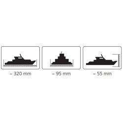 Radiostyrd Båt Capter Speed Boat Vit Jamara 20 km/h