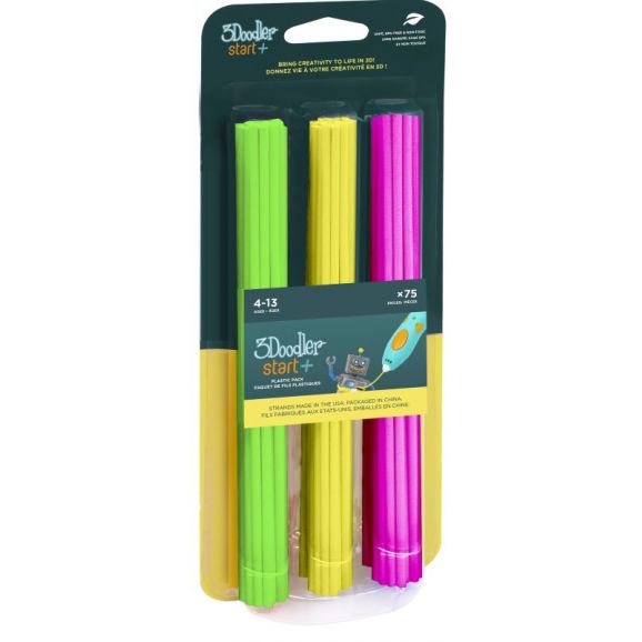 3doodler START Mix4 75-Pack (Neon grön, neon gul, neon rosa)