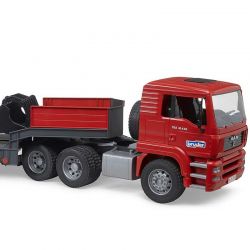 Bruder Lastbil MAN TGA Trailer och Manitou Lastare 02774