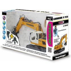Radiostyrd Liebherr grävmaskin R936 med rivningsset Jamara 1:20
